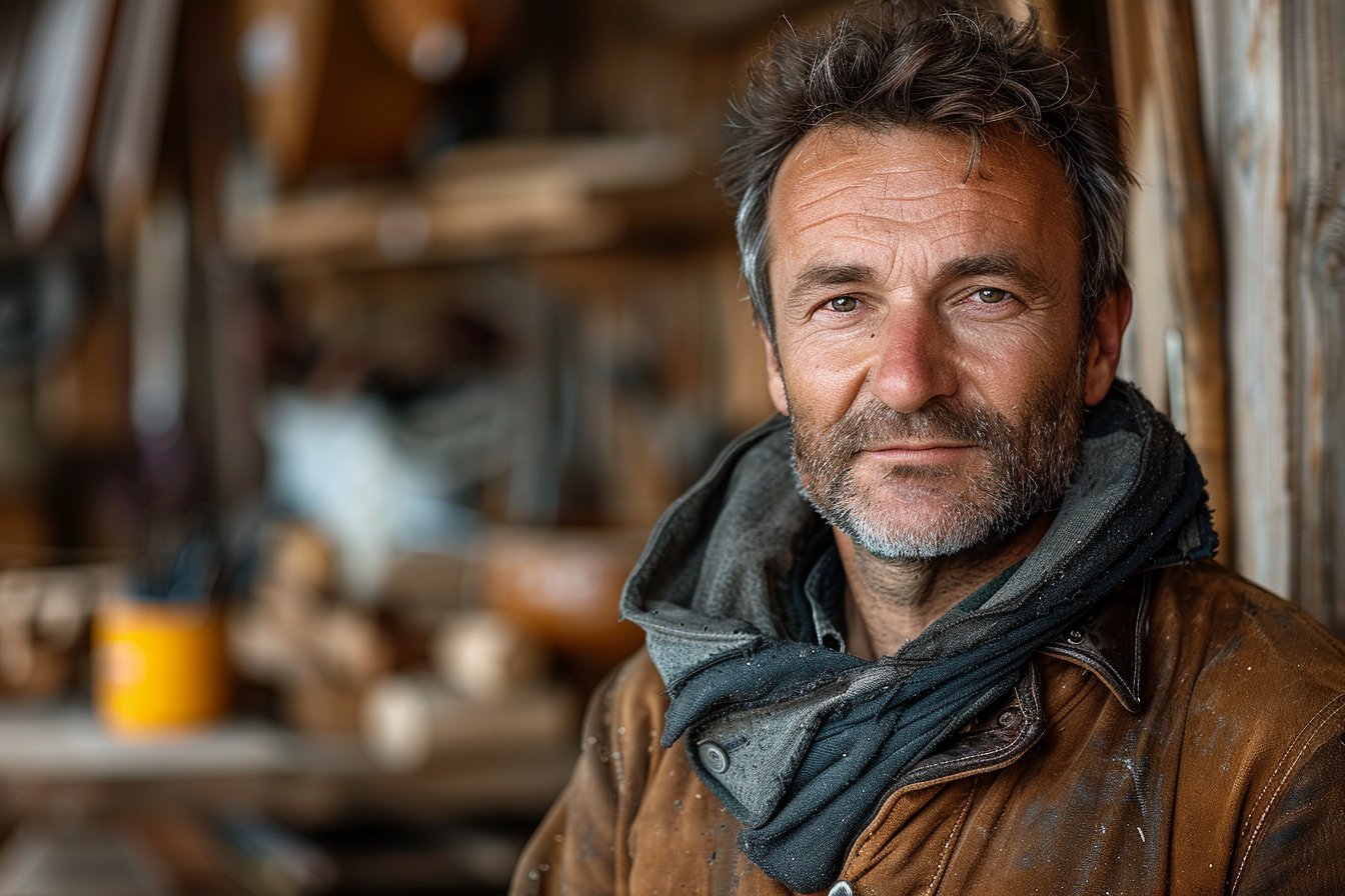 Yannick Venant, le chef d'entreprise des Charpentes Armoricaines à Kerfourn dans le Morbihan, supervisait récemment l'avancement des travaux sur une maison à ossature bois située à la frontière entre Pontivy et Noyal-Pontivy.